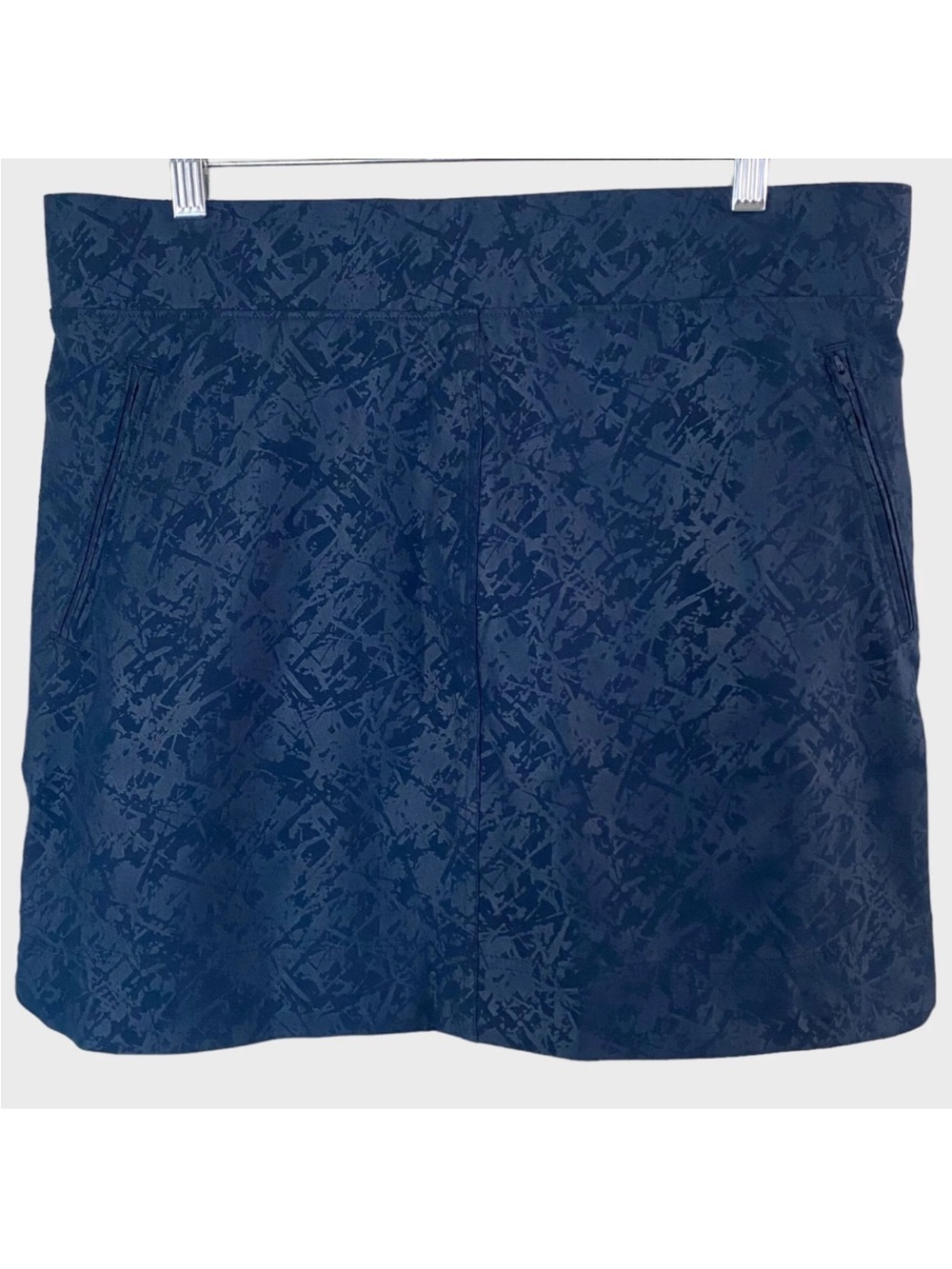 Orvis Navy Textured Active Skort XL